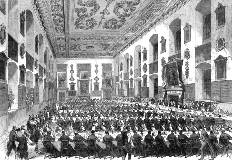 The Prince of Wales at St. Bartholomew's Hospital, 1868. Creator: Unknown.