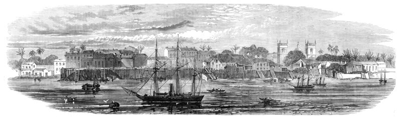 The town of Cameta, in Para, South America, 1868. Creator: Unknown.