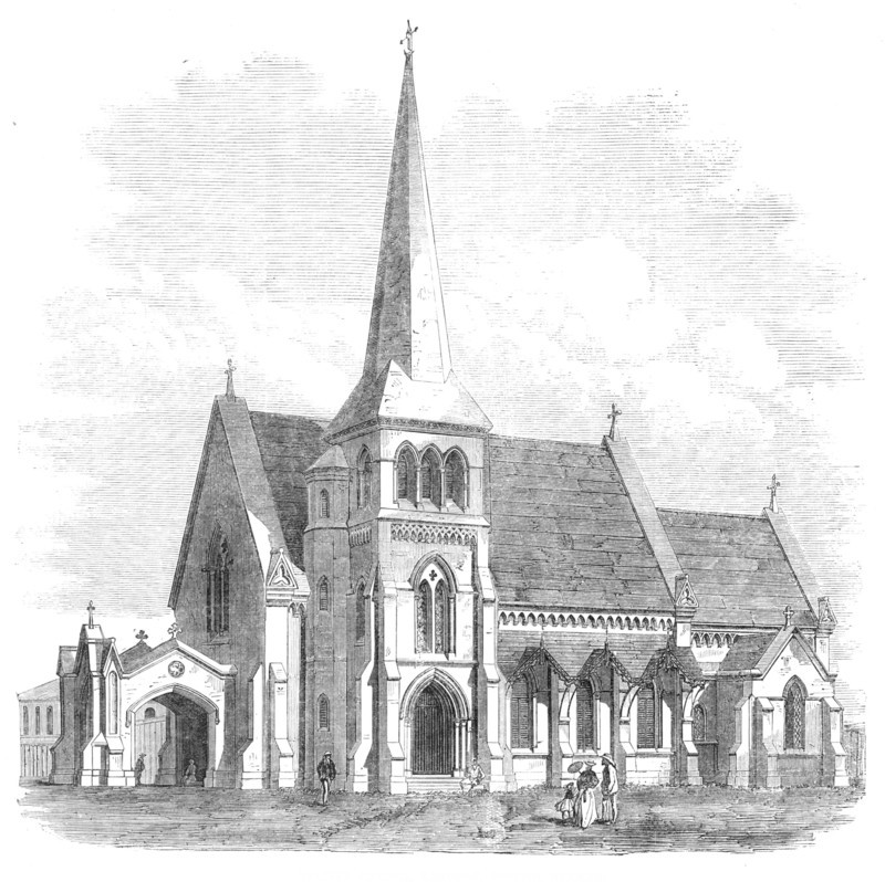 Trinity Church, Rangoon, British Burmah, 1869. Creator: Unknown.