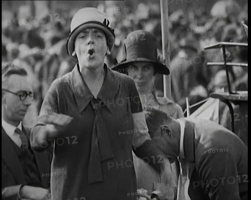 Ellen Wilkinson, Labour Politician Giving a Speech in Support of the General Strike, 1926. Creator: British Pathe Ltd.