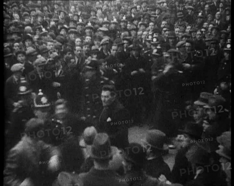 Fighting Breaking Out in a Crowd at  the Cosgrave Rally, 1933. Creator: British Pathe Ltd.