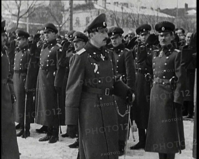 Boris III, His Majesty the Tsar of the Bulgarians Inspecting Troops, 1930s. Creator: British Pathe Ltd.
