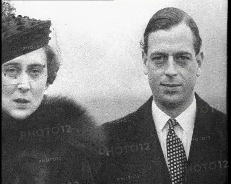 Marina, Her Royal Highness the Duchess of Kent and George, His Royal Highness the Duke of Kent,1930s Creator: British Pathe Ltd.