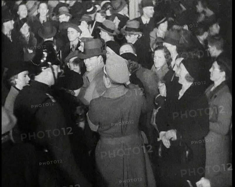Man in Nazi Uniform Collecting for Charity, 1930s. Creator: British Pathe Ltd.