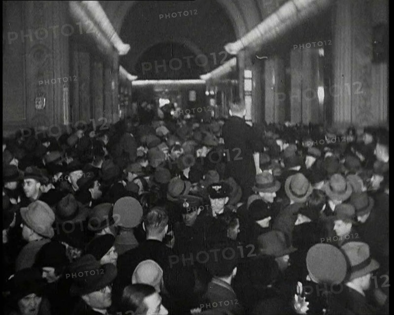 Crowd Gathering in Germany, 1930s. Creator: British Pathe Ltd.