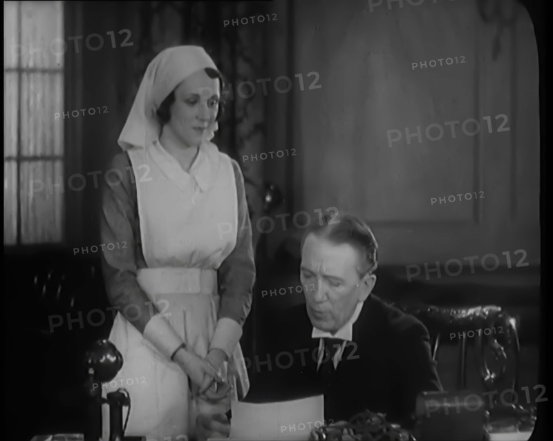 The Actors Sir Gerald Du Maurier and Benita Hulme Acting in a Play, 1931. Creator: British Pathe Ltd.