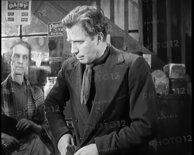 Scene from the Film 'The Informer':  Lars Hansen Arriving at the House of the Mother..., 1920s. Creator: British Pathe Ltd.