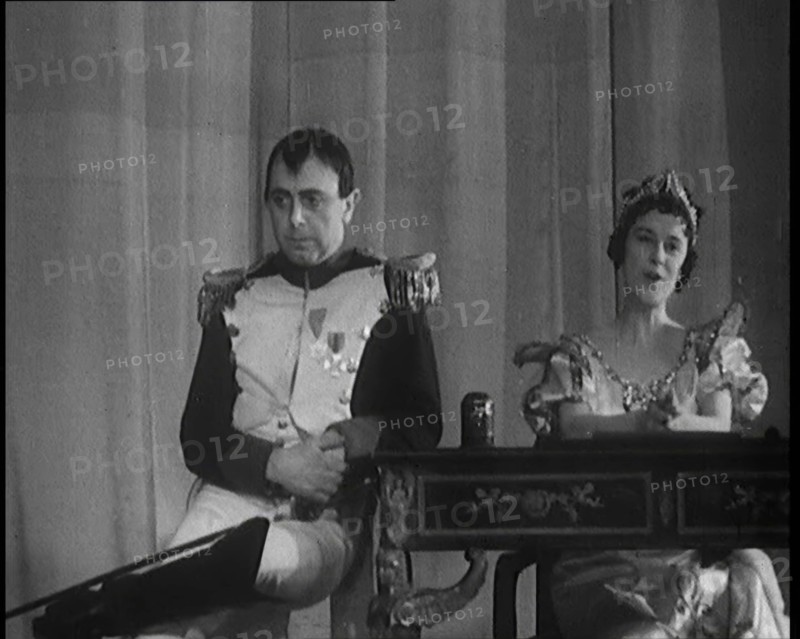 The Actors Beatrice Lillie and Lupino Lane on Stage in Character as Napoleon and Josephine, 1931. Creator: British Pathe Ltd.