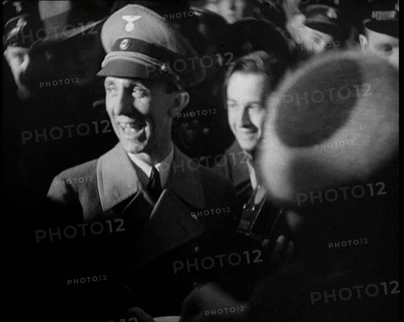 Joseph Goebbels Collecting for Charity, 1930s. Creator: British Pathe Ltd.