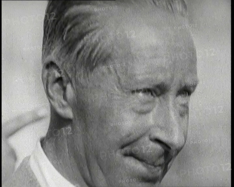 Kaiser Wilhelm II of Germany Watching an Auto-Gyro Being Tested, 1926. Creator: British Pathe Ltd.
