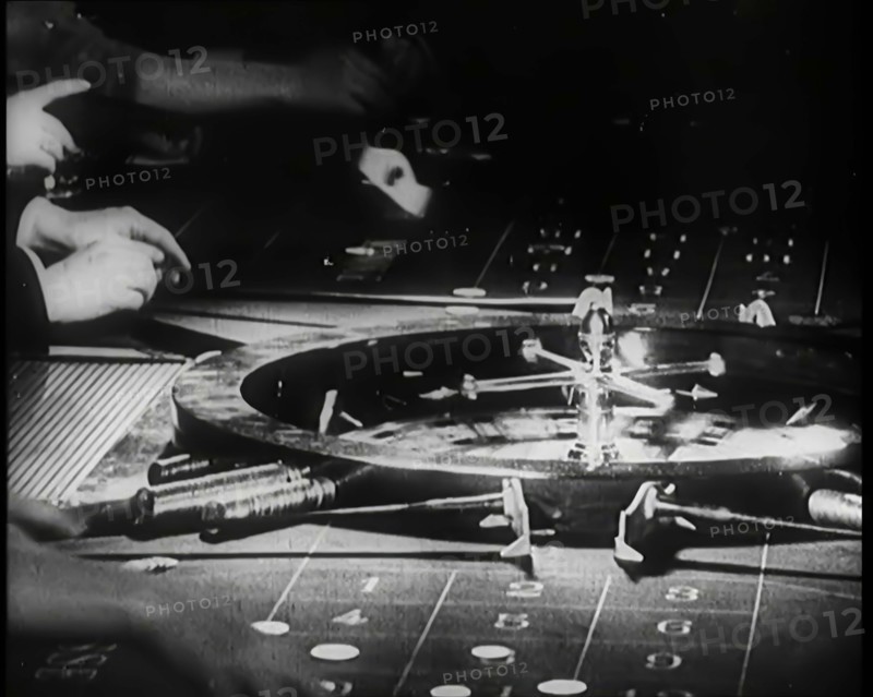 Roulette Wheel in Play, 1926. Creator: British Pathe Ltd.