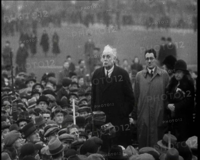 Labour Politician George Lansbury Giving a Speech in Hyde Park, 1930s. Creator: British Pathe Ltd.