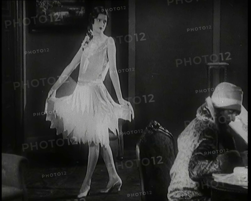 Female Civilian Modelling a Costume Designed for a Show, 1920s. Creator: British Pathe Ltd.