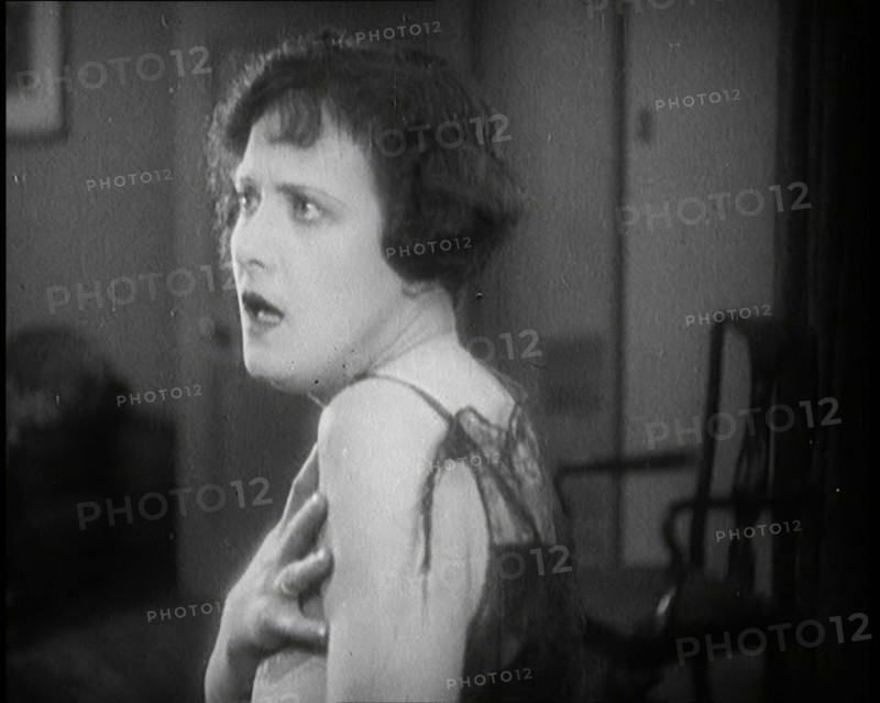Lilian Hall-Davis Acting in a Scene, 1920s. Creator: British Pathe Ltd.