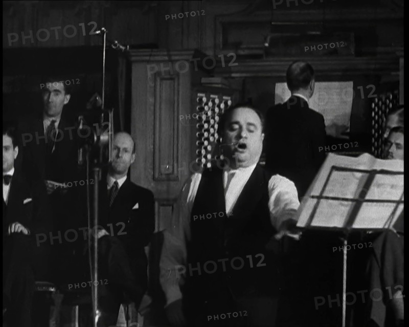 Beniamino Gigli Singing 'Largo' by Handel, 1930s. Creator: British Pathe Ltd.