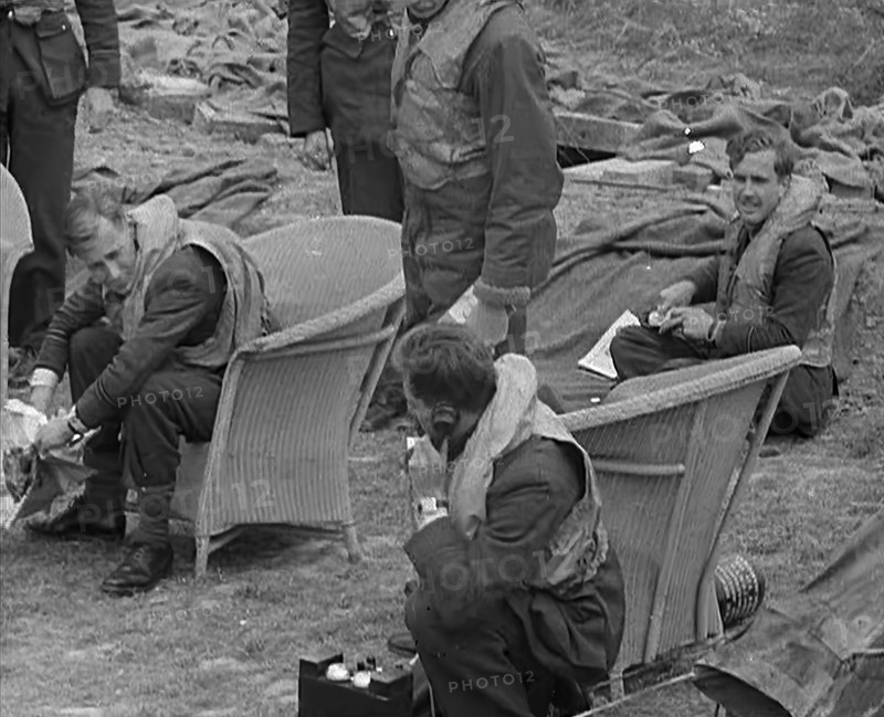 British Pilots Getting Ready to Scramble, 1940. Creator: British Pathe Ltd.