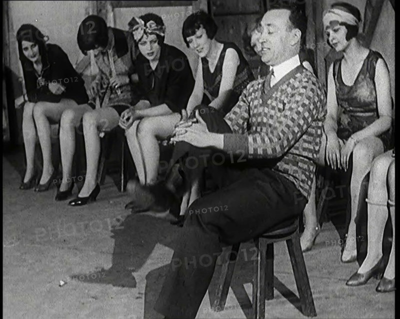 A Group of Dancers in Training Doing Exercises, 1920s. Creator: British Pathe Ltd.
