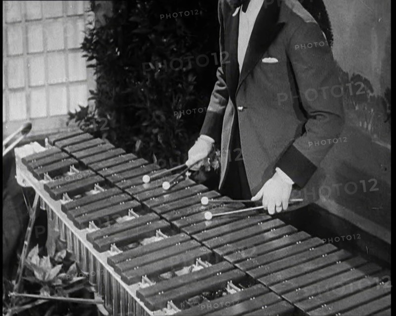 Man Playing the Xylophone, 1930s. Creator: British Pathe Ltd.