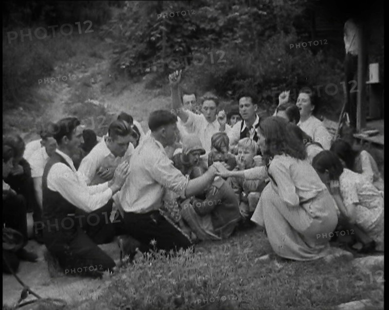 Preacher, Albert Teaster Delivering a Sermon, 1930s. Creator: British Pathe Ltd.