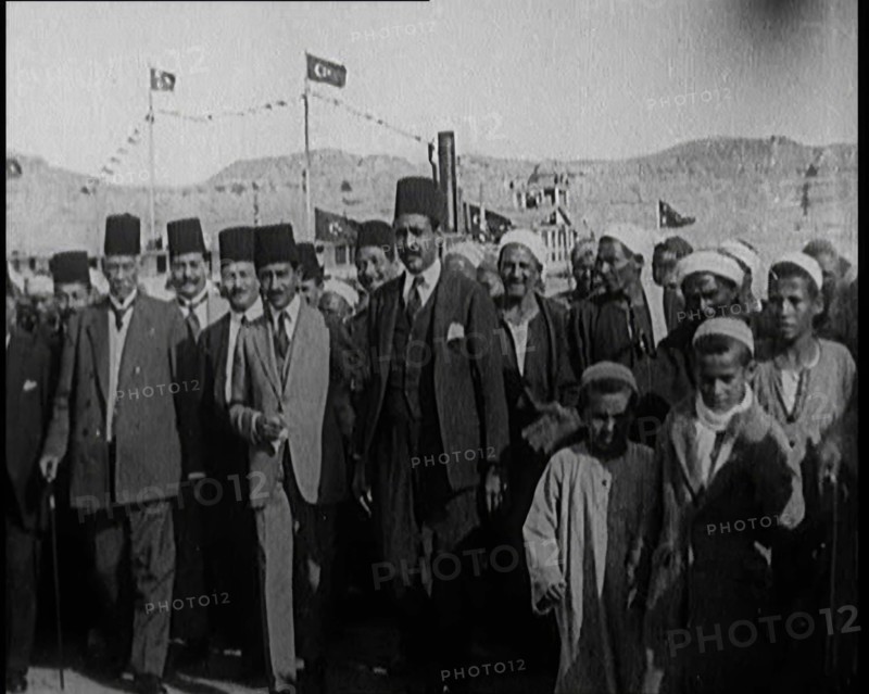 A Group of People Walking About in Sudan, 1924. Creator: British Pathe Ltd.