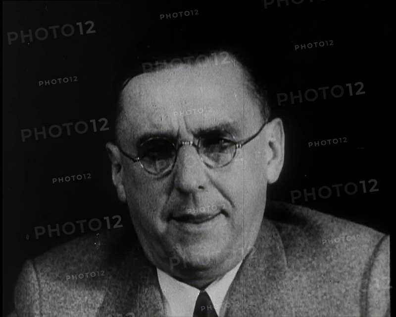 The Face of Anton Cermak, the Mayor of Chicago, Who Was Killed Instead of Franklin D Roose..., 1932. Creator: British Pathe Ltd.