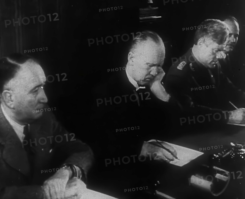 Members of a Nazi Puppet Government, 1943. Creator: British Pathe Ltd.