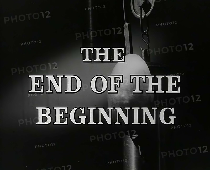 The End Of The Beginning, title card, 1942.  Creator: British Pathe Ltd.