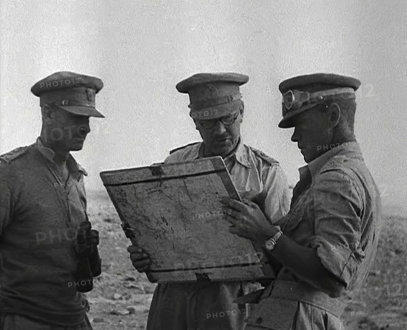 British Officers Planning at El Alamein, 1942. Creator: British Pathe Ltd.