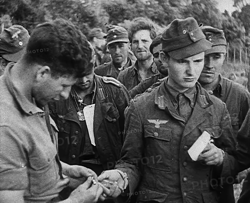 German Prisoners of War, Somewhere in Italy, 1943-1944. Creator: British Pathe Ltd.