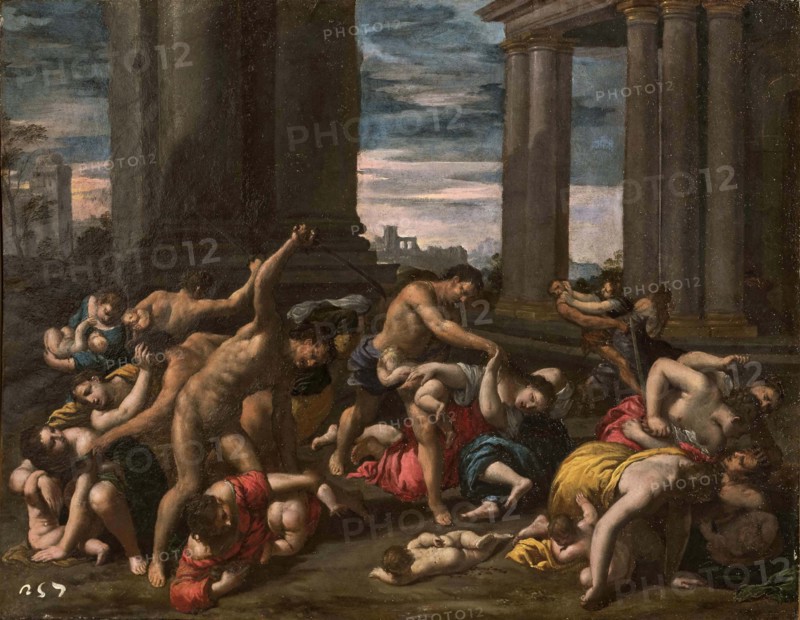 The Massacre of the Innocents, c1610. Creator: Scarsellino (Scarsella); Ippolito (1551-1620).