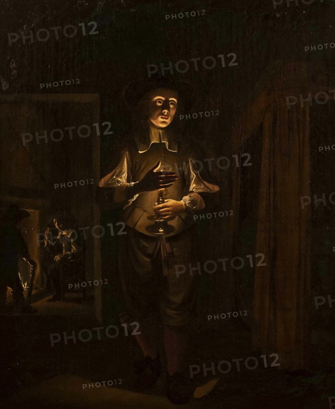 Man with a Candle, c1645. Creator: Heimbach; Wolfgang (c.1610-after 1678).
