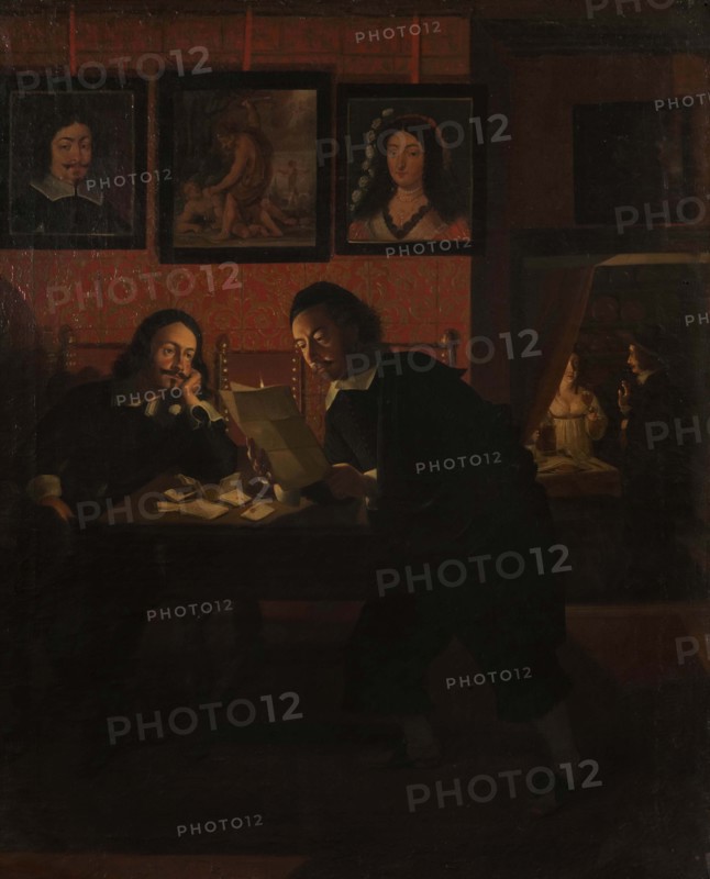Two Men in the Studio, c1645. Creator: Heimbach; Wolfgang (c.1610-after 1678).