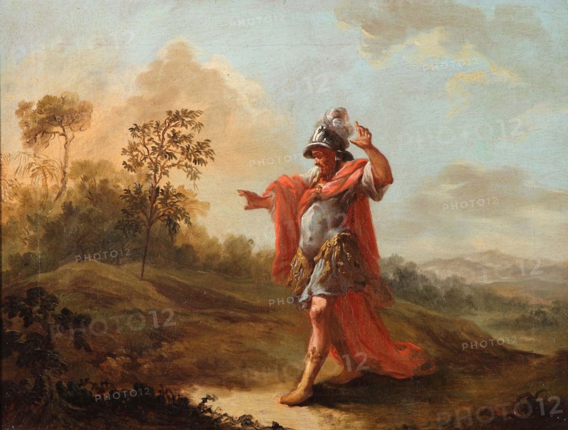 Tancred in the enchanted forest, c1635-1640. Creator: Schoenfeld; Johann Heinrich (1609-1684).