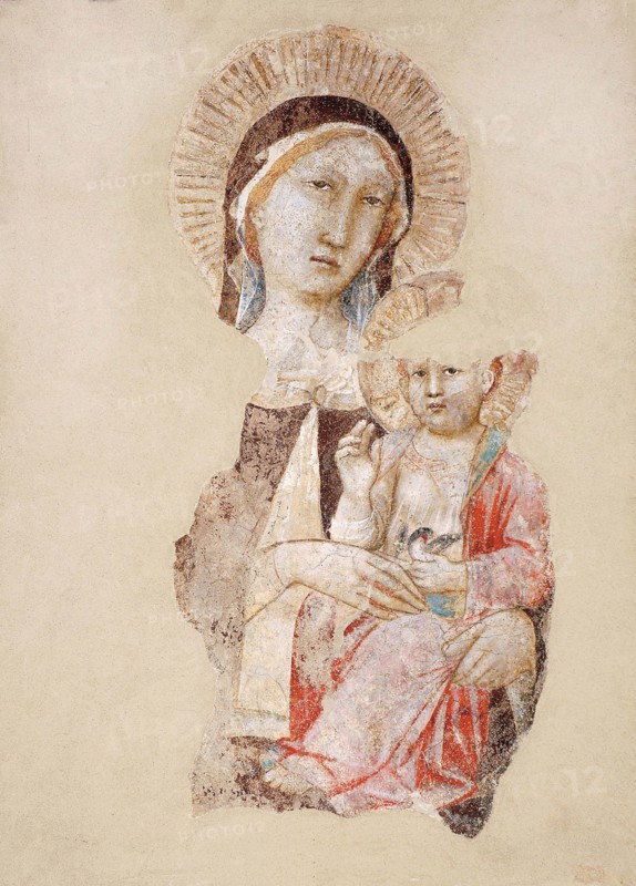 Madonna with Child, 1392-1395. Creator: Gaddi; Agnolo (1350-1396).