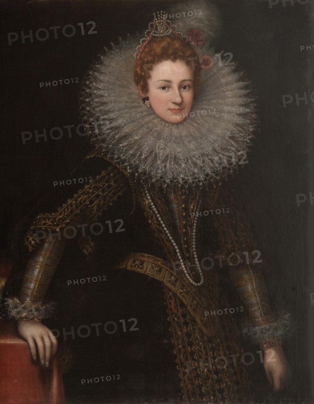Portrait of Veronica Spinola Serra (1577-1617), 1599-1600. Creator: Deynum (Deynen); Guilliam van (1575-1624).