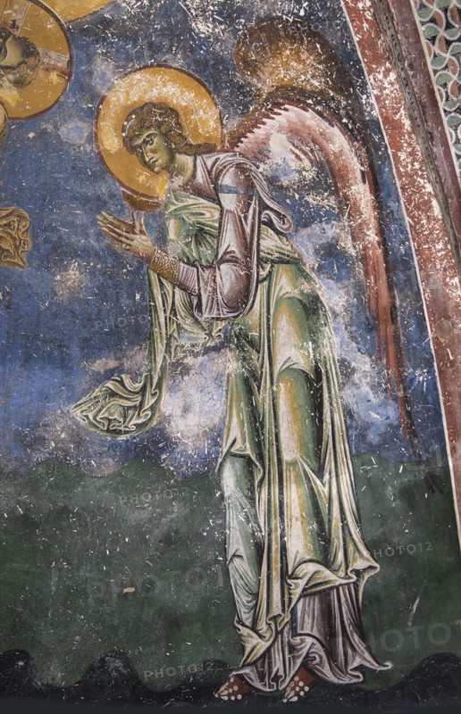 The Archangel Gabriel, 12th century. Creator: Byzantine Master ().