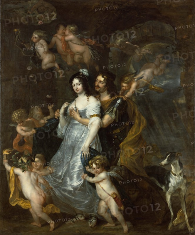 Dido and Aeneas in the cave , 1646. Creator: Bosschaert; Thomas Willeboirts (1613-1654).