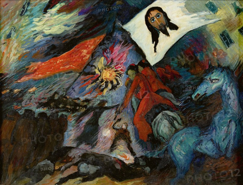 La démence - Revolution, . Creator: Werefkin; Marianne; von (1860-1938).