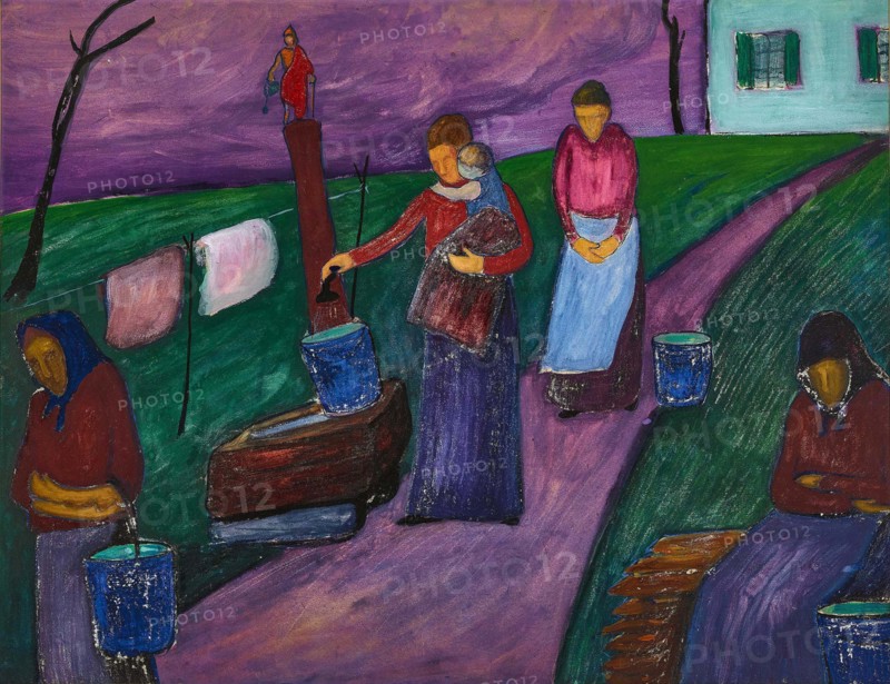 Women at the Spring, . Creator: Werefkin; Marianne; von (1860-1938).
