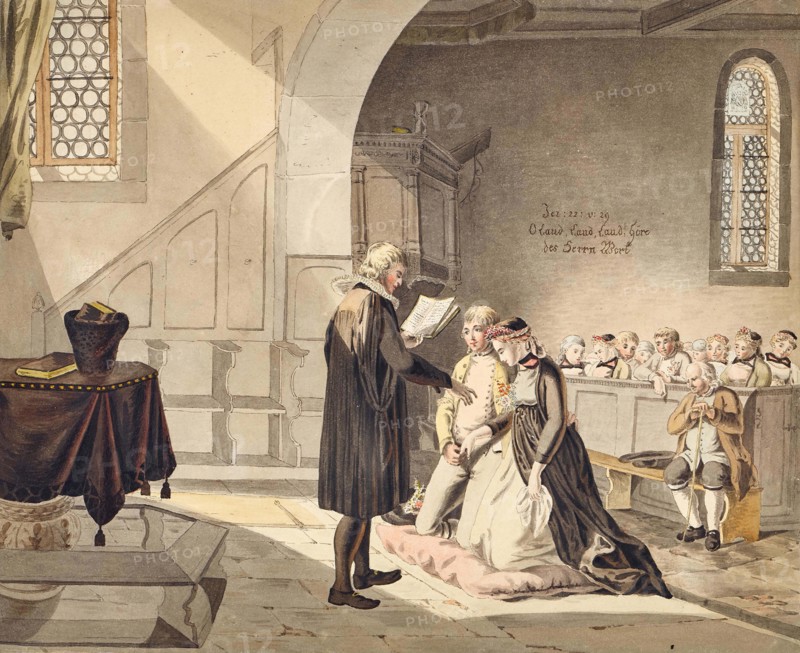 The wedding in the canton of Bern, . Creator: König; Franz Niklaus (1765-1832).