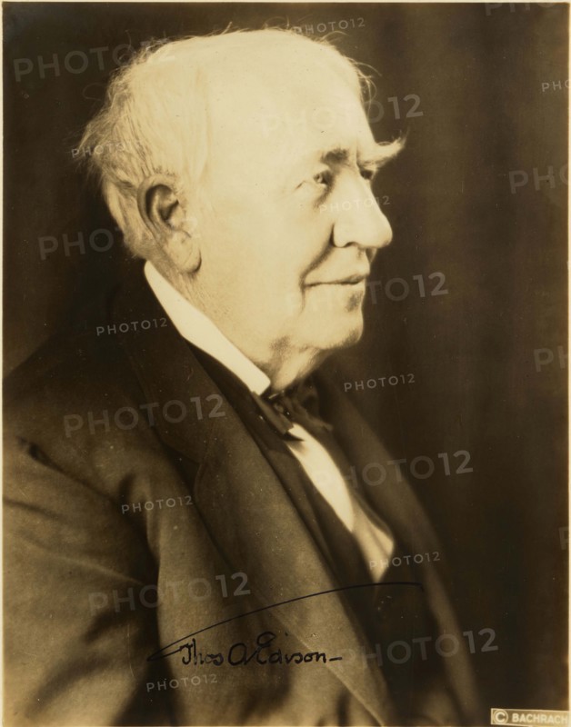 Portrait of Thomas Alva Edison (1847-1931), c1920. Creator: Anonymous ().