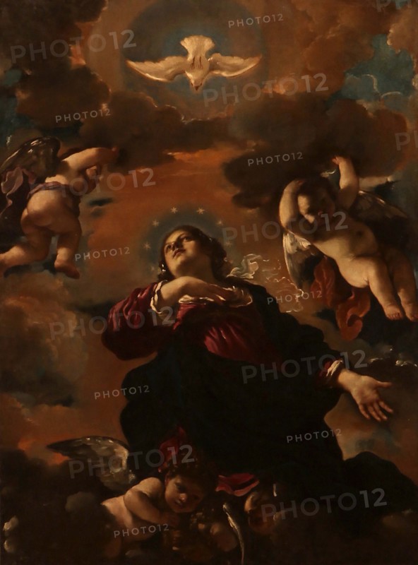 The Assumption of the Blessed Virgin Mary, 1620. Creator: Guercino (1591-1666).