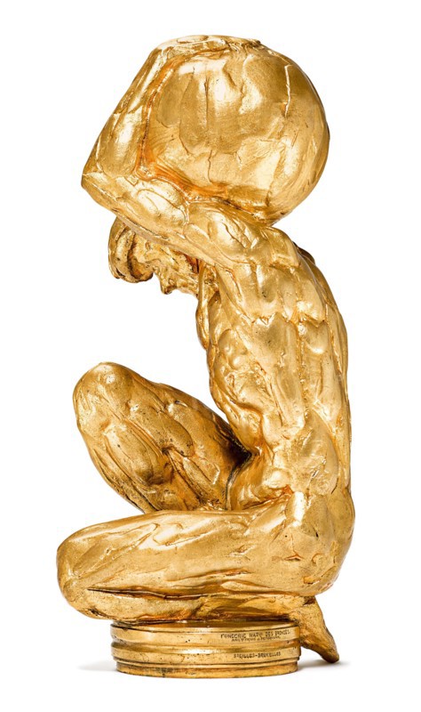 Atlas (hood ornament), 1915. Creator: Bugatti; Rembrandt (1884-1916).