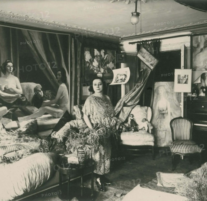 Jacqueline Marval in her studio in Paris, c1920. Creator: Anonymous ().