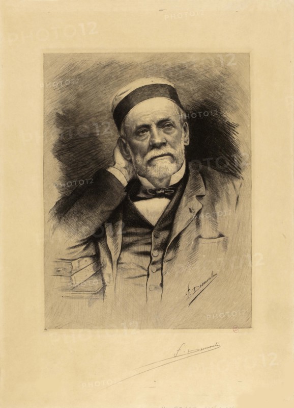 Portrait of Louis Pasteur, . Creator: Desmoulin; Fernand (1853-1914).