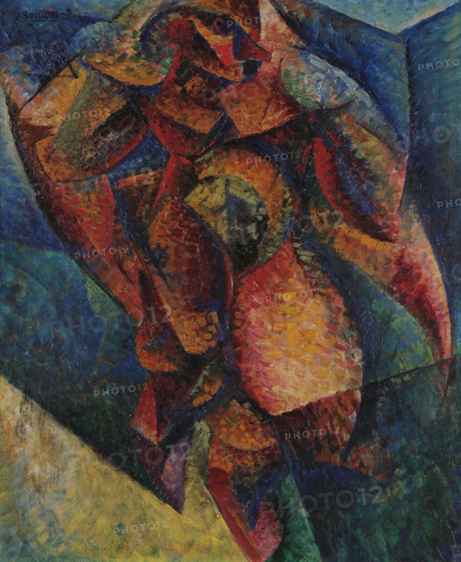 Corpo umano (Dinamismo), 1913. Creator: Boccioni; Umberto (1882-1916).