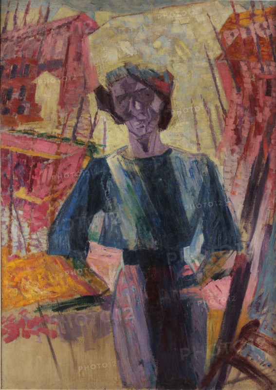 Studio di figura femminile, 1911. Creator: Boccioni; Umberto (1882-1916).