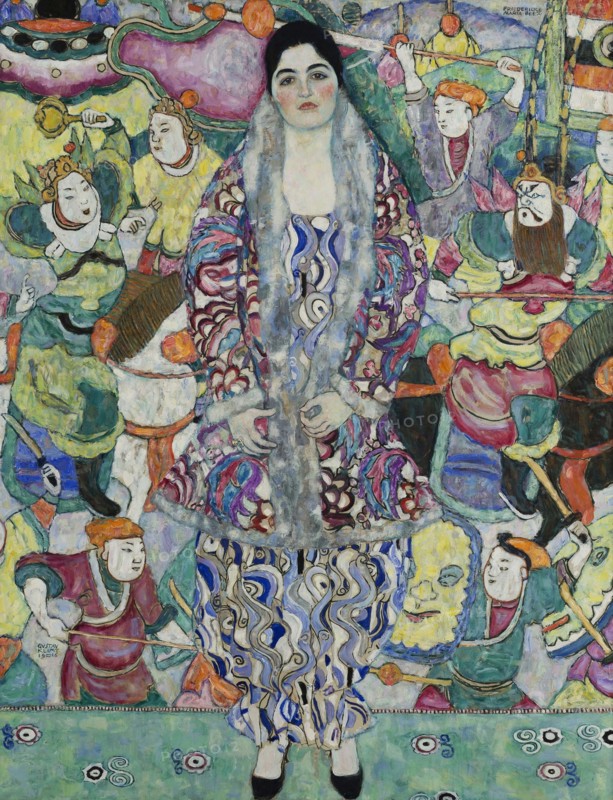 Portrait of Friederike Maria Beer, 1916. Creator: Klimt; Gustav (1862-1918).