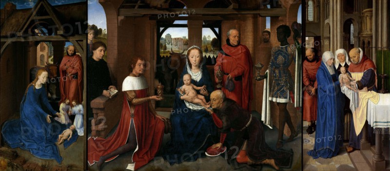 Triptych of Jan Floreins , 1479. Creator: Memling; Hans (1433/40-1494).