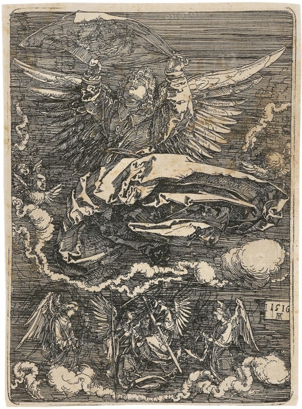 The Sudarium Held by One Angel, 1516. Creator: Dürer; Albrecht (1471-1528).